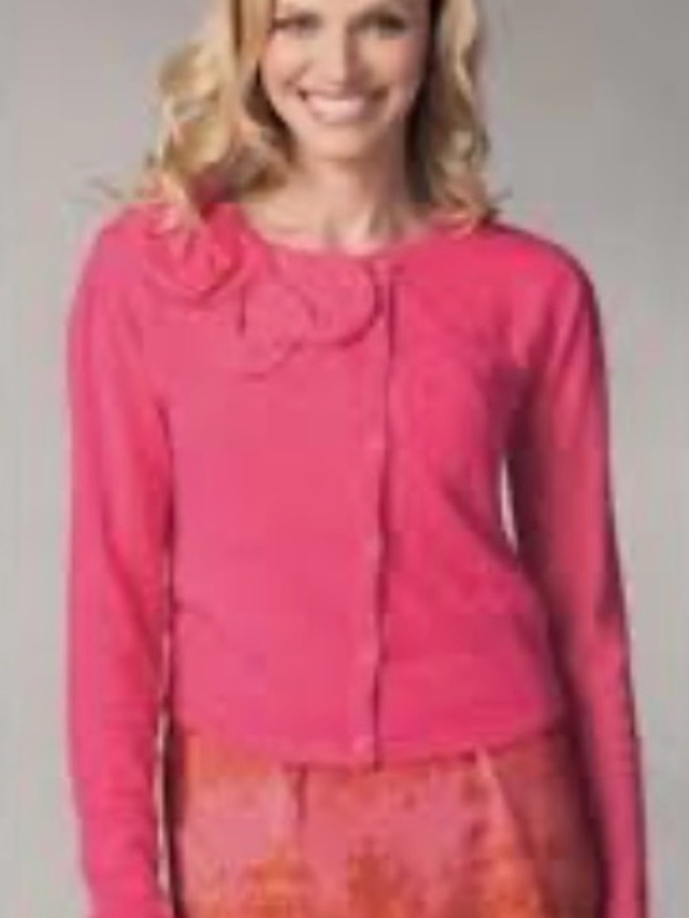NWT VINTAGE 2011 CAbi Swanky Cardigan Sweater | Style 492 | Cranberry | Size L